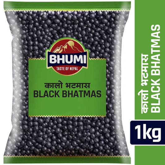 (Bhumi) Black Bhatmas 1kg (Soya Bean)